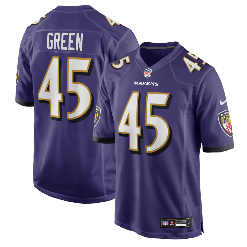 Mike Green Baltimore Ravens Football Jersey, Sportswear Jersey Shirt, Lightweight Athletic Jersey, Casual Gift for Men, Style 203470900