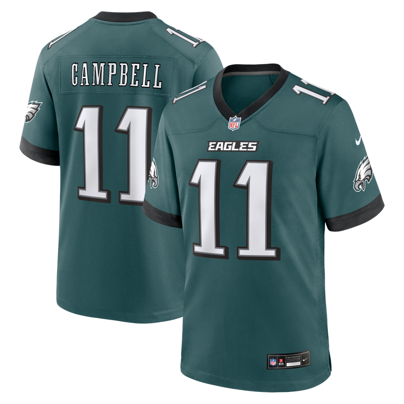 Jihaad Campbell Philadelphia Eagles Football Jersey, Sportswear Jersey Shirt, Lightweight Breathable Athletic Jersey, Casual Gift for Men