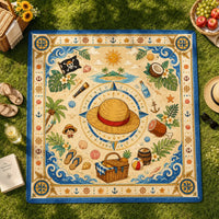 Straw Hat Compass - Luffy's Sunlit Adventure Rug