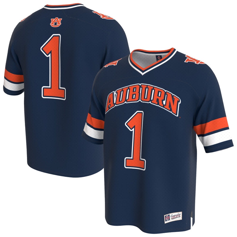 Auburn Tigers Football Jersey, Navy Fashion Lightweight Sportswear Jersey Shirt, Lightweight Breathable Athletic Jersey, Casual Gift for Men