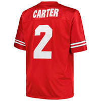 Ohio State Buckeyes Big Football Jersey, Scarlet Sportswear Jersey Shirt, Lightweight Breathable Athletic Jersey, Casual Gift for Men