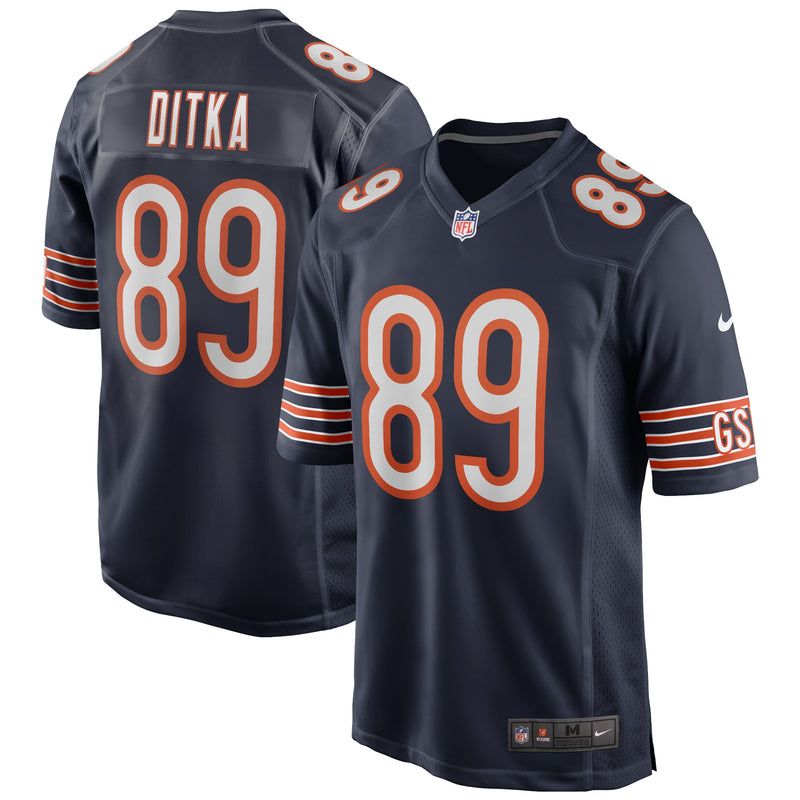 Mike Ditka Chicago Bears Football Jersey, Navy Game Sportswear Jersey Shirt, Lightweight Breathable Athletic Jersey, Casual Gift for Men