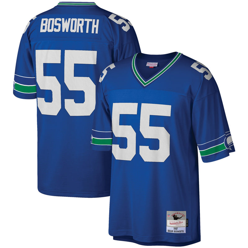 Brian Bosworth Seattle Seahawks Football Jersey, Sportswear Jersey Shirt, Lightweight Athletic Jersey, Casual Gift for Men, Style 3610461