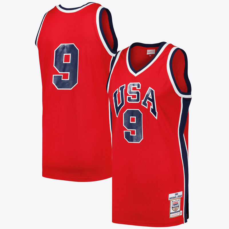 USA Michael Jordan Team USA 1984 Basketball Jersey, Basketball Sportswear Jersey Shirt, Sleeveless Athletic Tank Jersey, Casual Gift for Men