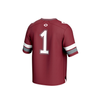UChicago Maroons Football Jersey, Maroon Fashion Sportswear Jersey Shirt, Lightweight Breathable Athletic Jersey, Casual Gift for Men