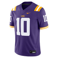 LSU Tigers Football Jersey, Purple Game Sportswear Jersey Shirt, Lightweight Breathable Athletic Jersey, Casual Gift for Men, Style 204654078