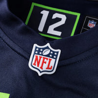 Chris Stoll Seattle Seahawks Football Jersey, Navy Game Sportswear Jersey Shirt, Lightweight Breathable Athletic Jersey, Casual Gift for Men
