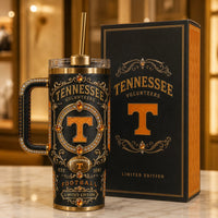 TENN in Gold and Amber - Ornate Volunteers Tumbler