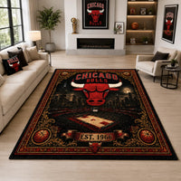 CHI Heritage Floor - Vintage Emblem, Skyline and Gilded Borders