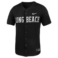 Cal State Long Beach Baseball Jersey, Black Replica Sportswear Jersey Shirt, Lightweight Breathable Athletic Jersey, Casual Gift for Men