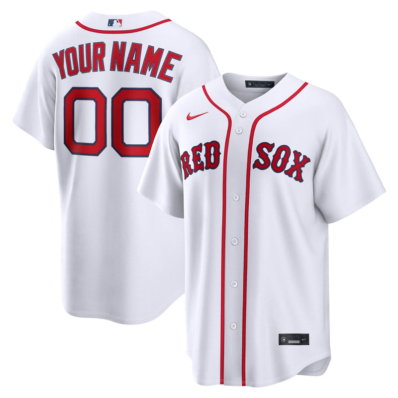 Boston Red Sox Baseball Jersey, White Sportswear Jersey Shirt, Lightweight Breathable Athletic Jersey, Casual Gift for Men, Style 2001925986