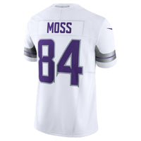 Randy Moss Minnesota Vikings Football Jersey, White Limited Sportswear Jersey Shirt, Lightweight Breathable Athletic Jersey, Casual Gift for Men