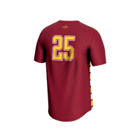 Iowa State Cyclones Lightweight Soccer Jersey, Cardinal Sportswear Jersey Shirt, Lightweight Breathable Athletic Jersey, Casual Gift for Men