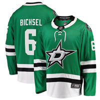 Lian Bichsel Dallas Stars Hockey Jersey, Kelly Green Breakaway Sportswear Jersey Shirt, Long Sleeve Hockey Sweater Jersey, Casual Gift for Men