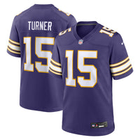 Dallas Turner Minnesota Vikings Football Jersey, Sportswear Jersey Shirt, Lightweight Athletic Jersey, Casual Gift for Men, Style 201645426