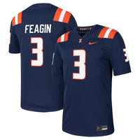 Illinois Fighting Illini Football Jersey, Sportswear Jersey Shirt, Lightweight Breathable Athletic Jersey, Casual Gift for Men, Style 202174334