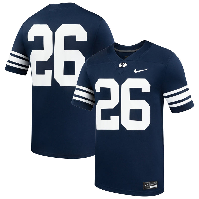 BYU Cougars Football Jersey, Navy Replica Home Sportswear Jersey Shirt, Lightweight Breathable Athletic Jersey, Casual Gift for Men
