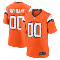 Denver Broncos Football Jersey, Orange Game Sportswear Jersey Shirt, Lightweight Breathable Athletic Jersey, Casual Gift for Men