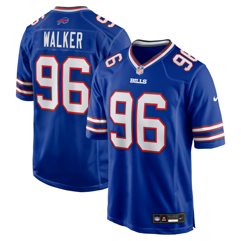 Deone Walker Buffalo Bills Football Jersey, Royal Game Sportswear Jersey Shirt, Lightweight Breathable Athletic Jersey, Casual Gift for Men