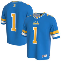 UCLA Bruins Football Jersey, Blue Fashion Lightweight Sportswear Jersey Shirt, Lightweight Breathable Athletic Jersey, Casual Gift for Men