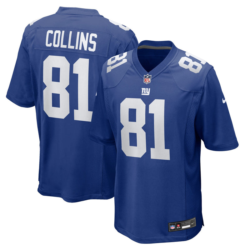 Beaux Collins New York Giants Football Jersey, Royal Game Sportswear Jersey Shirt, Lightweight Breathable Athletic Jersey, Casual Gift for Men