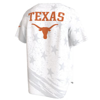 Texas Longhorns Baseball Jersey, White Fashion Lightweight Sportswear Jersey Shirt, Lightweight Breathable Athletic Jersey, Casual Gift for Men