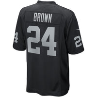 Willie Brown Las Vegas Raiders Football Jersey, Black Game Sportswear Jersey Shirt, Lightweight Breathable Athletic Jersey, Casual Gift for Men
