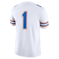 Florida Gators Football Jersey, White Game Sportswear Jersey Shirt, Lightweight Breathable Athletic Jersey, Casual Gift for Men