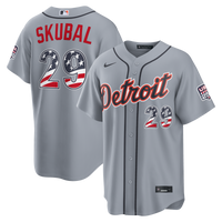 Tarik Skubal Detroit Tigers Baseball Jersey, Gray Sportswear Jersey Shirt, Lightweight Breathable Athletic Jersey, Casual Gift for Men