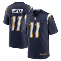 Cameron Dicker Los Angeles Chargers Football Jersey, Navy Sportswear Jersey Shirt, Lightweight Breathable Athletic Jersey, Casual Gift for Men