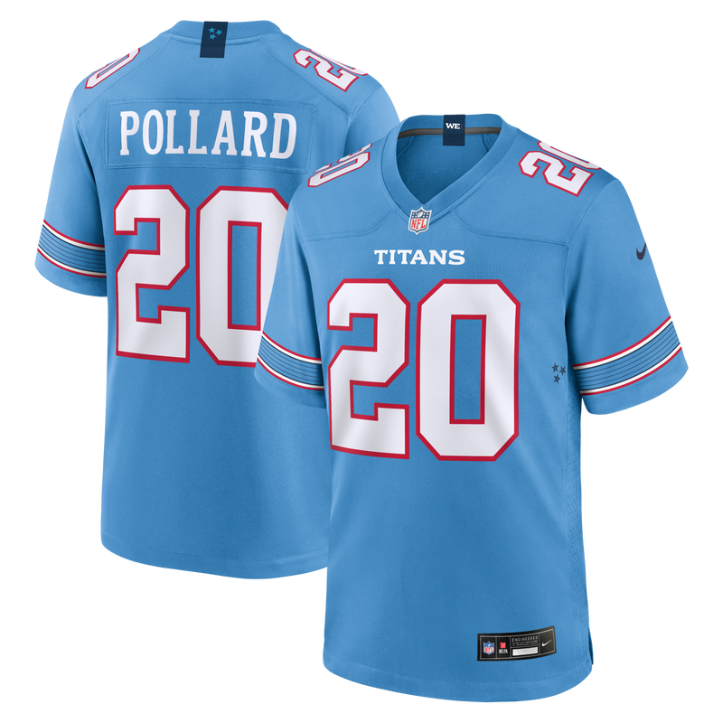 Tony Pollard Tennessee Titans Football Jersey, Light Blue Sportswear Jersey Shirt, Lightweight Breathable Athletic Jersey, Casual Gift for Men