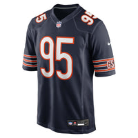Shemar Turner Chicago Bears Football Jersey, Navy Game Sportswear Jersey Shirt, Lightweight Breathable Athletic Jersey, Casual Gift for Men