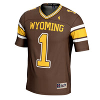 Brown Football Jersey, Sportswear Jersey Shirt, Lightweight Breathable Athletic Jersey, Casual Gift for Men, Style 200689727