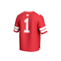 Nebraska Huskers Lightweight Collegiate Football Jersey, Sportswear Jersey Shirt, Lightweight Breathable Athletic Jersey, Casual Gift for Men