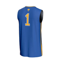 Pitt Panthers Basketball Jersey, Royal Fashion Lightweight Sportswear Jersey Shirt, Sleeveless Athletic Tank Jersey, Casual Gift for Men