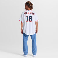 Daulton Varsho Houston Astros Baseball Jersey, White Sportswear Jersey Shirt, Lightweight Breathable Athletic Jersey, Casual Gift for Men