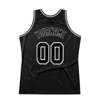 Custom Basketball Jersey, Black White Sportswear Jersey Shirt, Athletic Mesh Moisture Wicking Jersey, Casual Gift for Men, Style Black0288