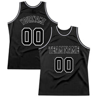 Custom Basketball Jersey, Black White Sportswear Jersey Shirt, Athletic Mesh Moisture Wicking Jersey, Casual Gift for Men, Style Black0288