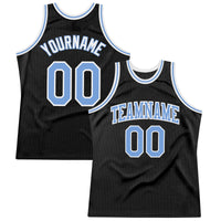 Custom Basketball Jersey, Black Light Blue White Throwback Sportswear Jersey Shirt, Athletic Mesh Moisture Wicking Jersey, Casual Gift for Men