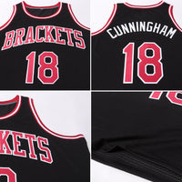Custom Basketball Jersey, Black Maroon White Throwback Sportswear Jersey Shirt, Athletic Mesh Moisture Wicking Jersey, Casual Gift for Men