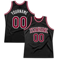 Custom Basketball Jersey, Black Maroon White Throwback Sportswear Jersey Shirt, Athletic Mesh Moisture Wicking Jersey, Casual Gift for Men