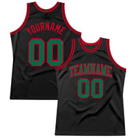 Custom Basketball Jersey, Black Kelly Green Sportswear Jersey Shirt, Athletic Mesh Moisture Wicking Jersey, Casual Gift for Men, Style Black0991