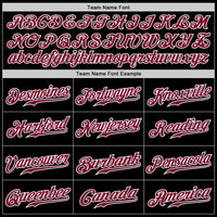 Custom Baseball Jersey, Black White Maroon Pinstripe Sportswear Jersey Shirt, Athletic Button Down Moisture Wicking Jersey, Casual Gift for Men