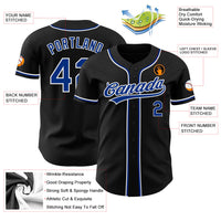Custom Baseball Jersey, Black Royal Sportswear Jersey Shirt, Athletic Button Down Moisture Wicking Jersey, Casual Gift for Men, Style Black1211