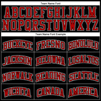 Custom Basketball Jersey, Black Red White Sportswear Jersey Shirt, Athletic Mesh Moisture Wicking Jersey, Casual Gift for Men, Style Black1280