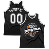 Custom Basketball Jersey, Black White Gray Throwback Sportswear Jersey Shirt, Athletic Mesh Moisture Wicking Jersey, Casual Gift for Men
