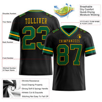 Custom Football Jersey, Black Kelly Sportswear Jersey Shirt, Athletic Moisture Wicking Breathable Jersey, Casual Gift for Men, Style Black1719