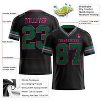 Custom Football Jersey, Black Kelly Sportswear Jersey Shirt, Athletic Moisture Wicking Breathable Jersey, Casual Gift for Men, Style Black1721