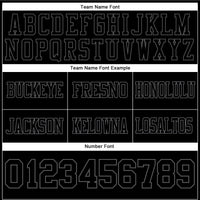 Custom Football Jersey, Black Gray Sportswear Jersey Shirt, Athletic Moisture Wicking Breathable Jersey, Casual Gift for Men