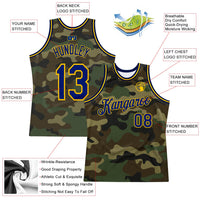 Custom Basketball Jersey, Royal Gold Sportswear Jersey Shirt, Athletic Mesh Moisture Wicking Jersey, Casual Gift for Men